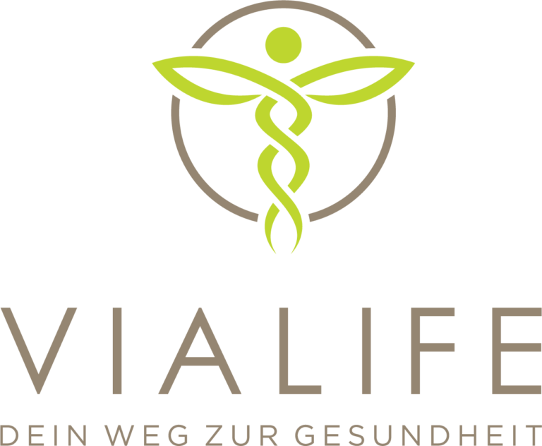 Logo von VIALIFE mit dem Slogan Dein Weg zur Gesundheit
